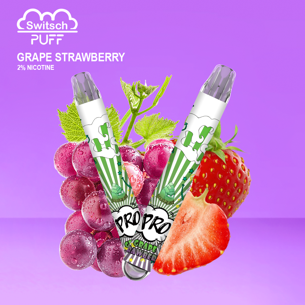 TRAUBE ERDBEERE - Switsch PUFF 2%