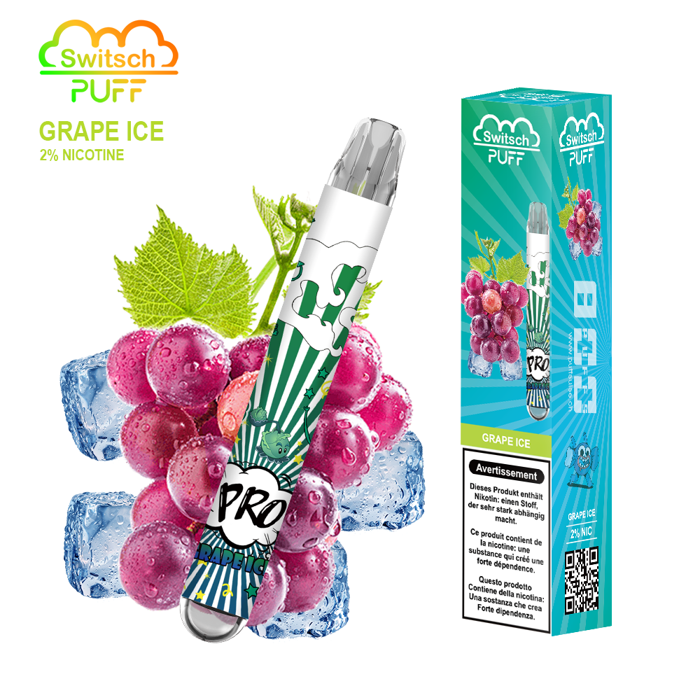 GRAPE ICE - Switsch PUFF 2%