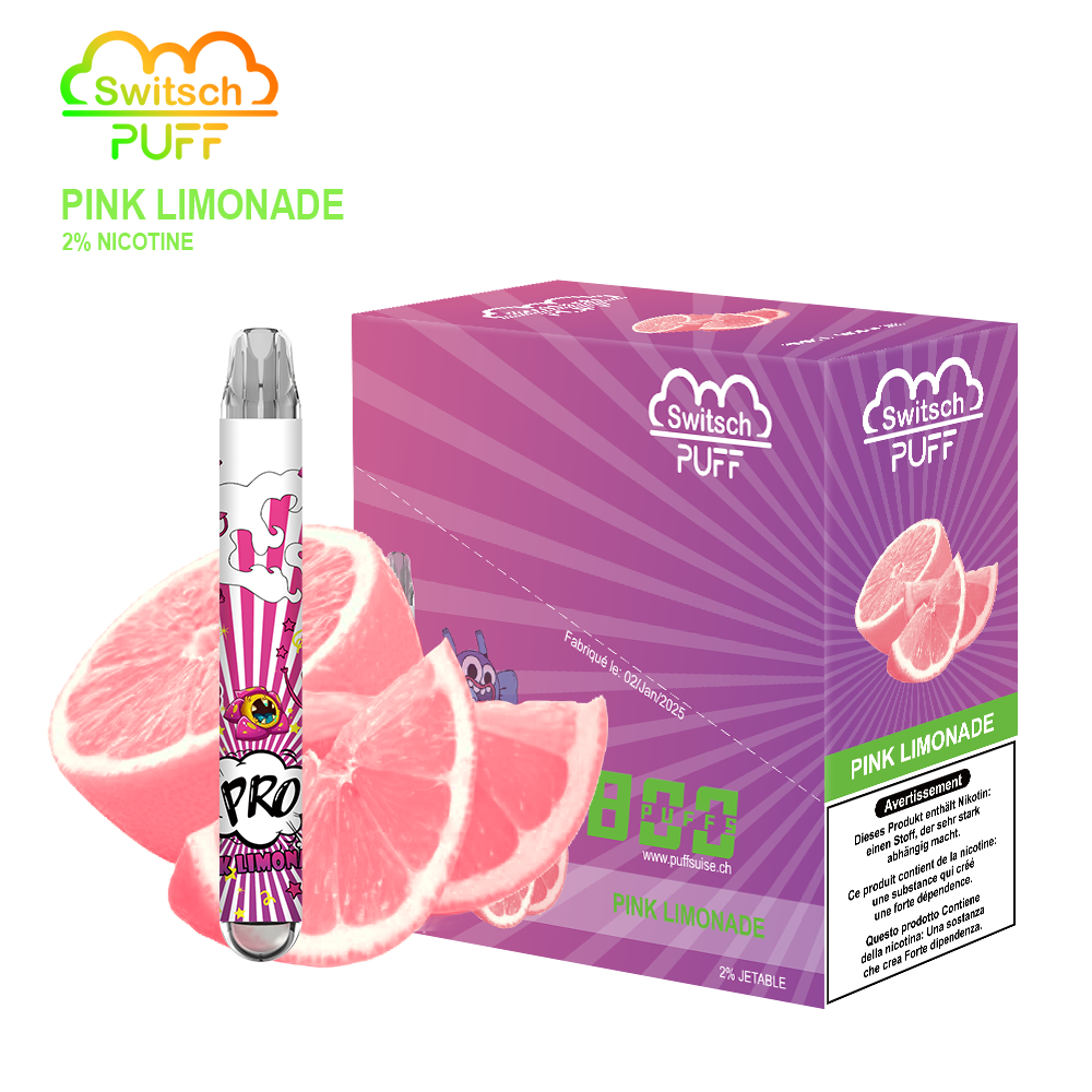 PINK LEMONADE - Switsch PUFF 2%
