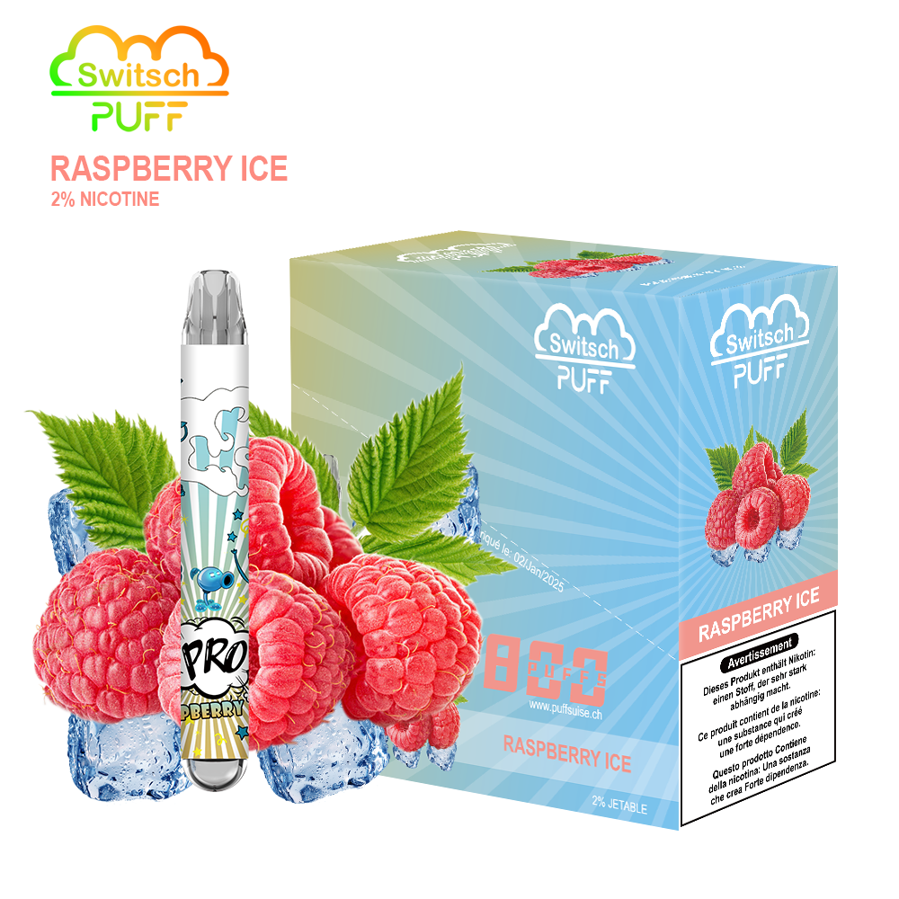 HIMBEEREIS - Switsch PUFF 2%