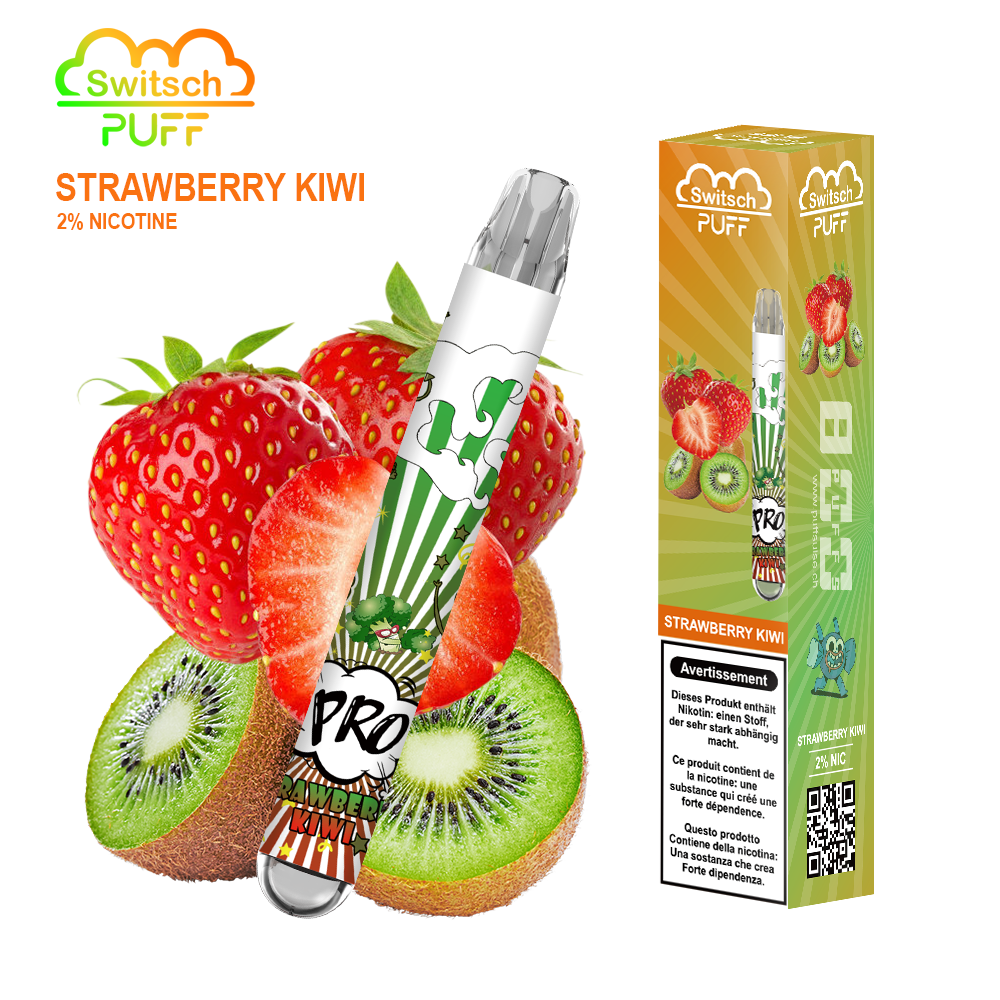 ERDBEERE KIWI - Switsch PUFF 2%