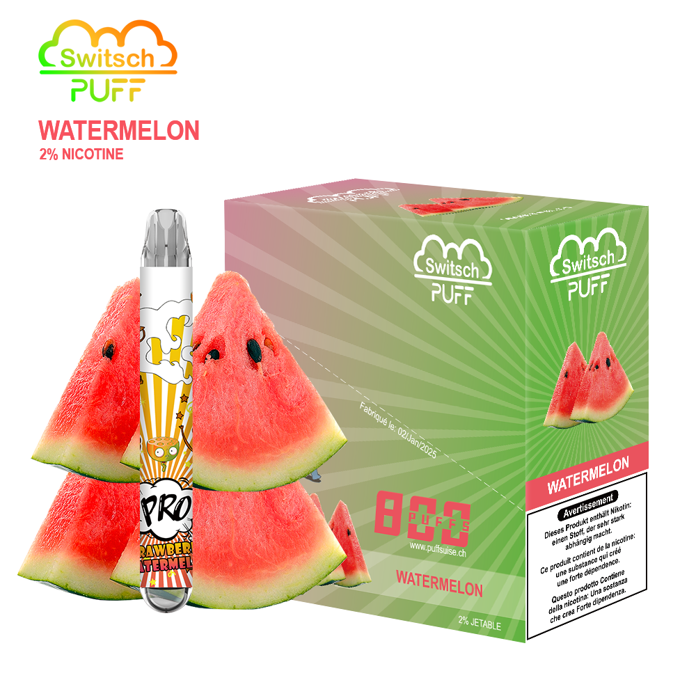 WATERMELON - Switsch PUFF 2%