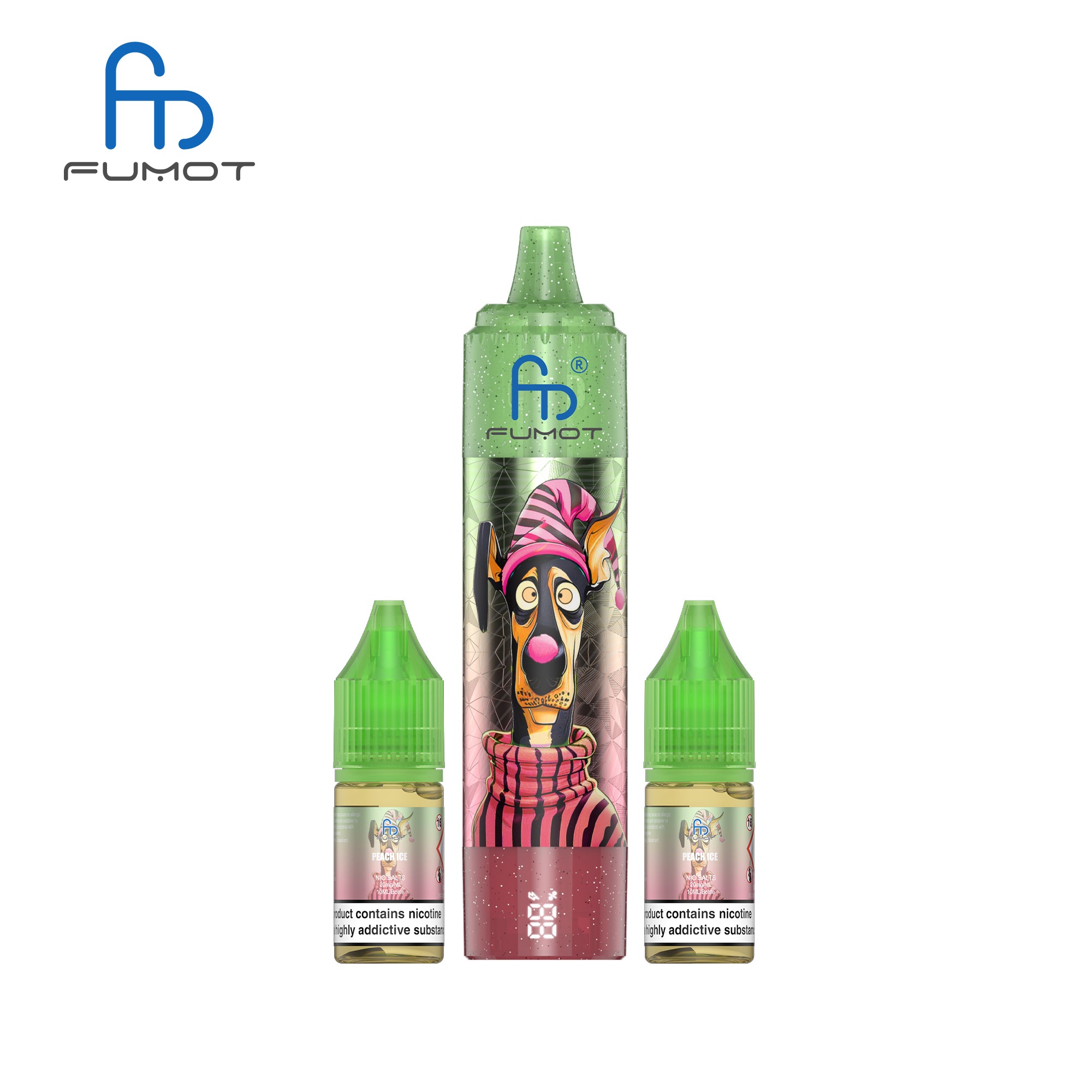 Peach Ice - CIGARETTE ÉLECTRONIQUES RECHARGEABLE - Fumot Doberman
