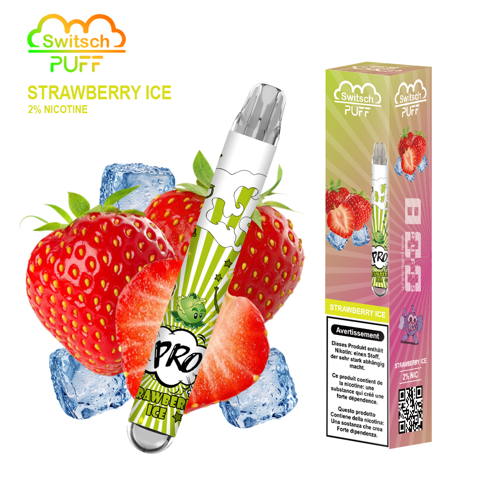ERDBEEREIS - Switsch PUFF 2%
