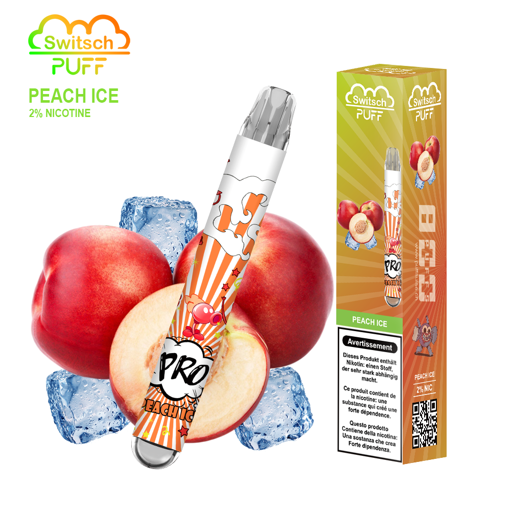 PEACH ICE - Switsch PUFF 2%