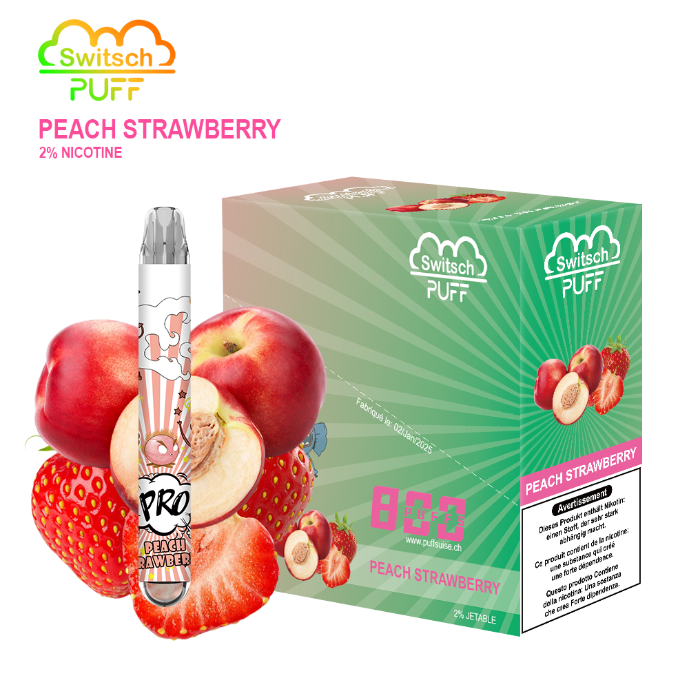 PESCA E FRAGOLA - Switsch PUFF 2%