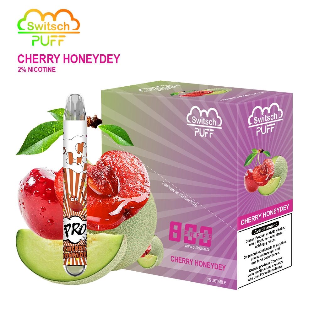 CHERRY HONEYDEW - Switsch PUFF 2%