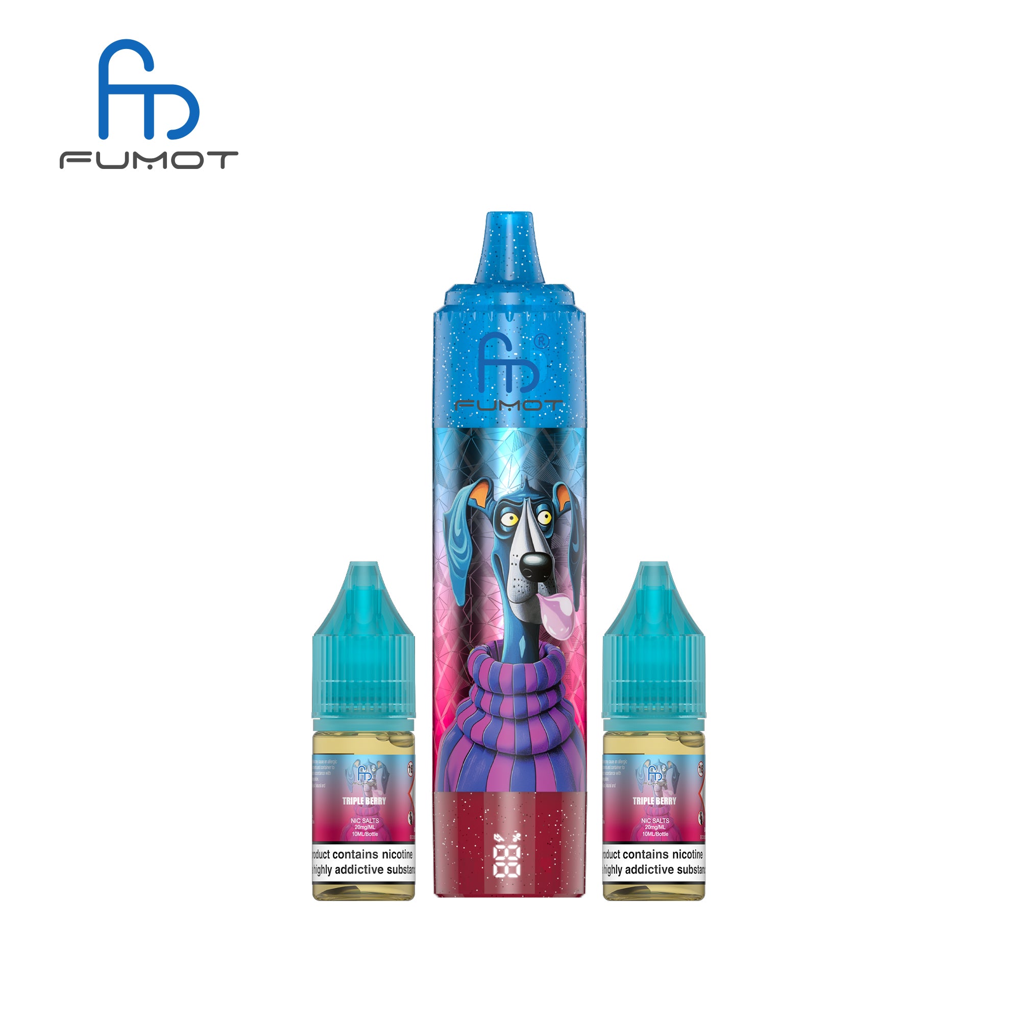 Triple Berry - Rechargeable Electronic Cigarette - Fumot Doberman