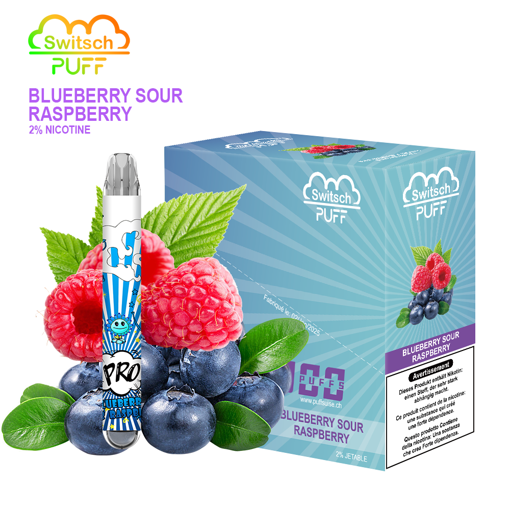 MIRTILLO E RIBES ACIDO - Switsch PUFF 2%
