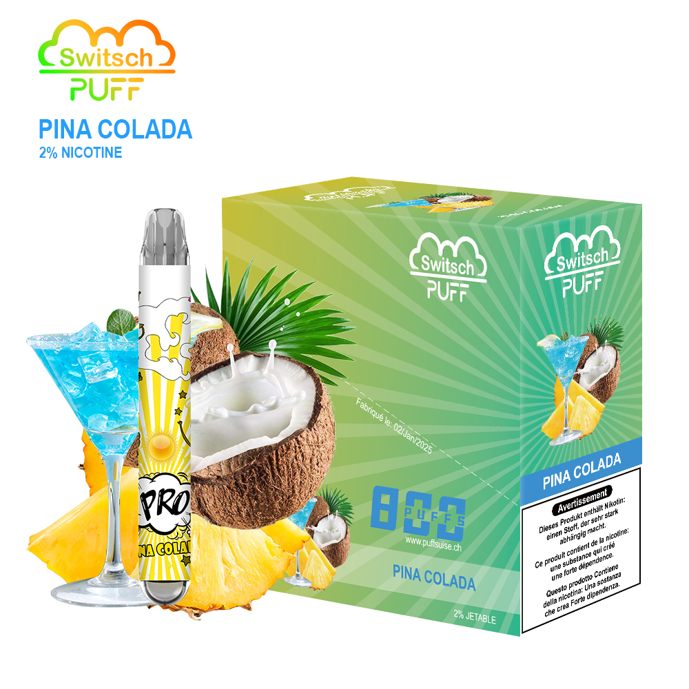 PINA COLADA - Switsch PUFF 2%
