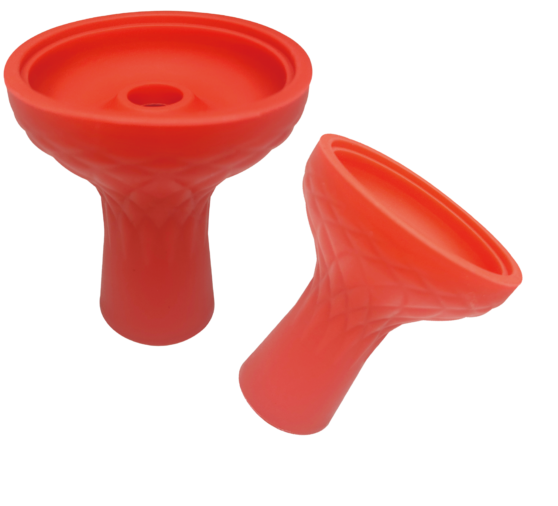 Foyer Chicha en Silicone Classique (Rouge) - Tête Vibrante, Résistante à la Chaleur et Anti-Choc