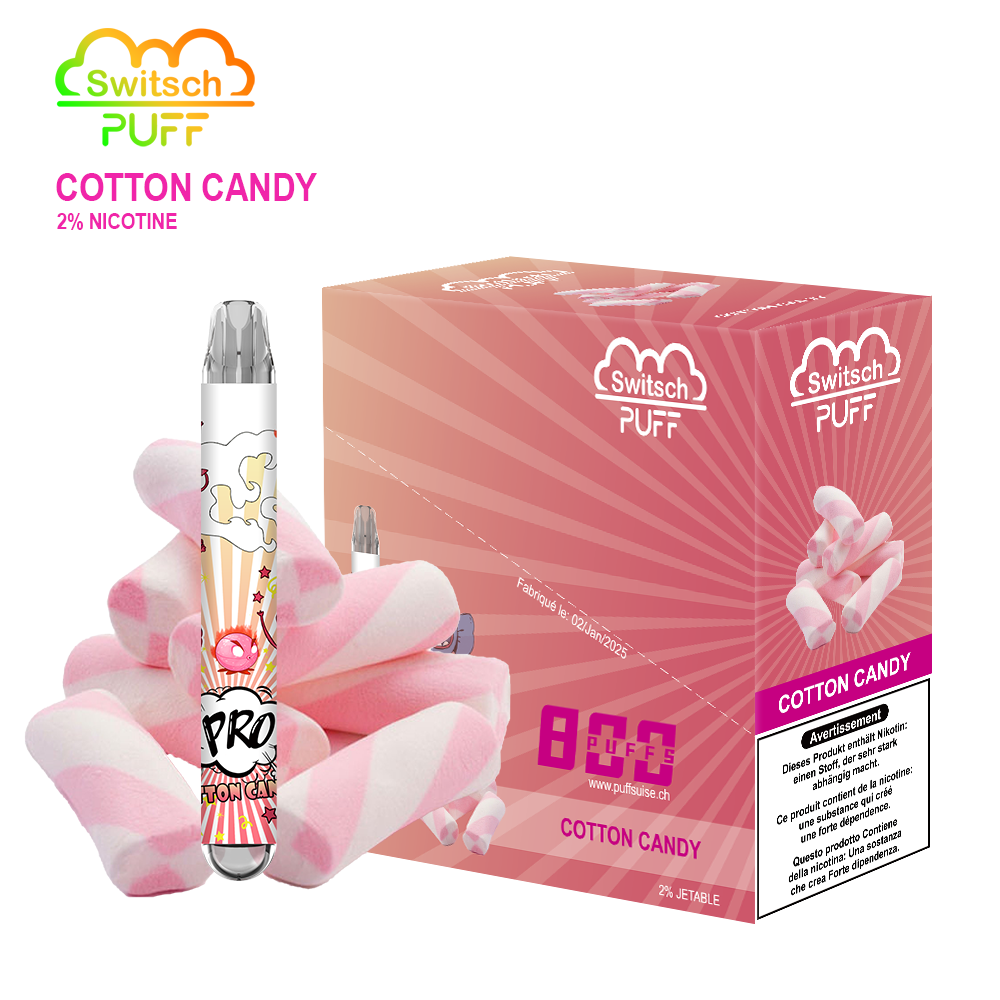 COTTON CANDY - Switsch PUFF 2%