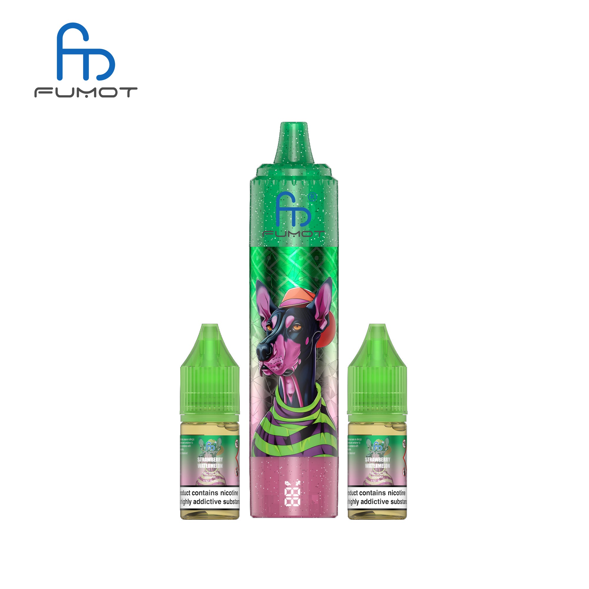 Strawberry Watermelon - Rechargeable Electronic Cigarettes - Fumot Doberman