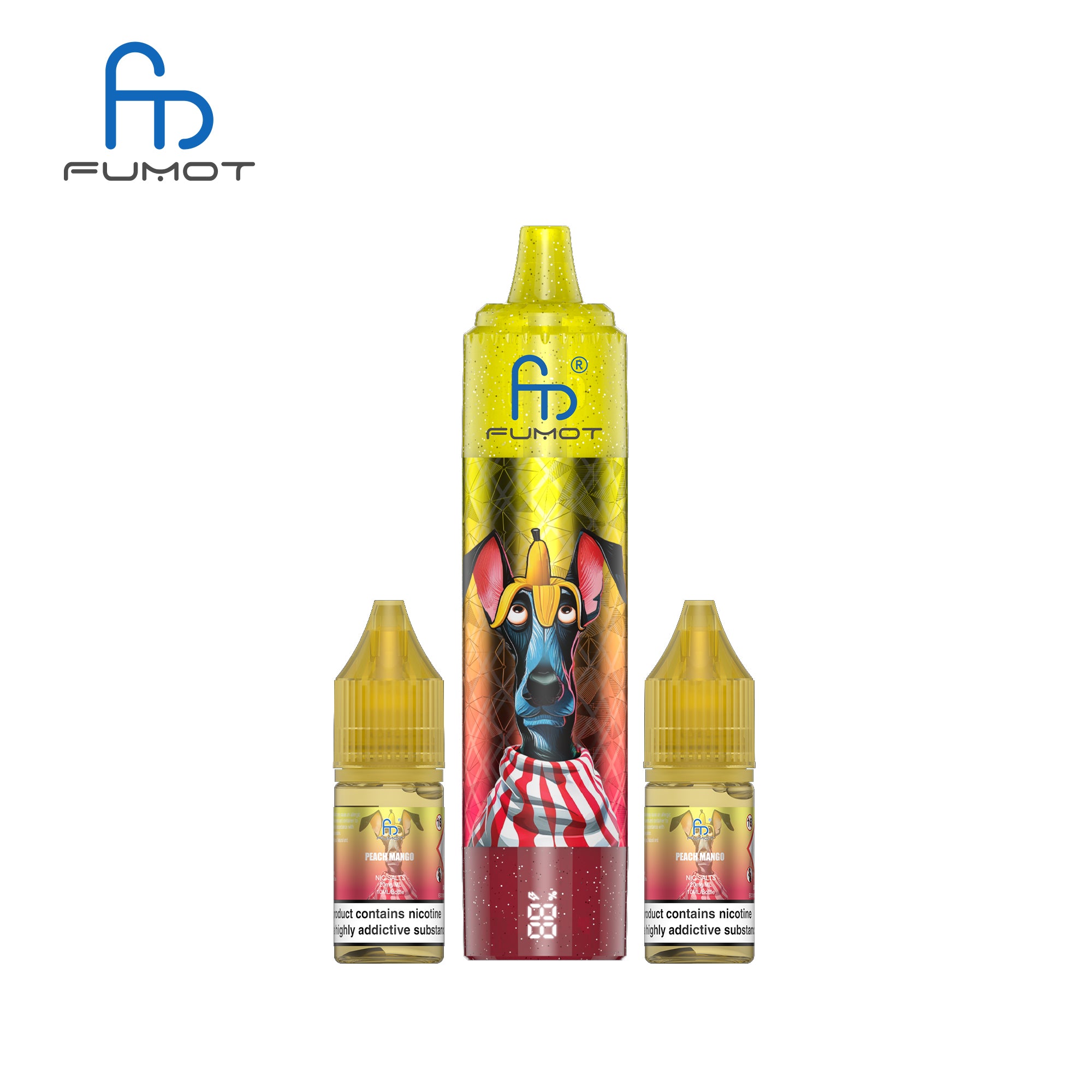 Peach Mango - CIGARETTE ÉLECTRONIQUES RECHARGEABLE - Fumot Doberman