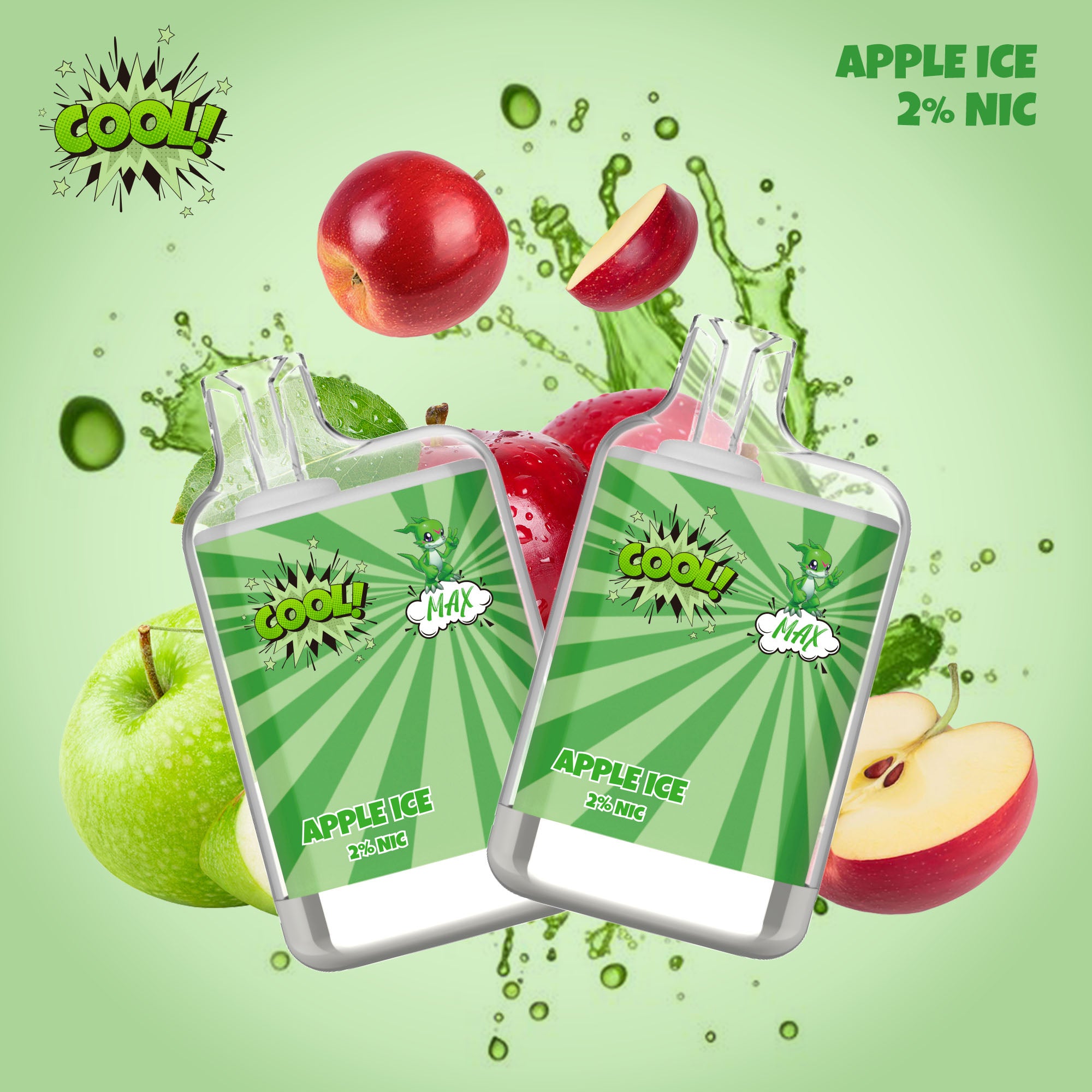APPLE ICE - PUFF COOL 2%