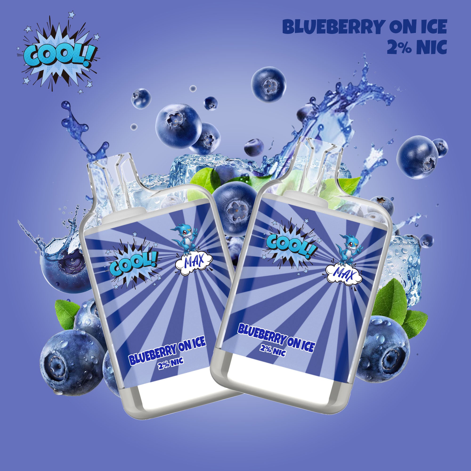 BLUEBERRY ON ICE - PUFF COOL 2%
