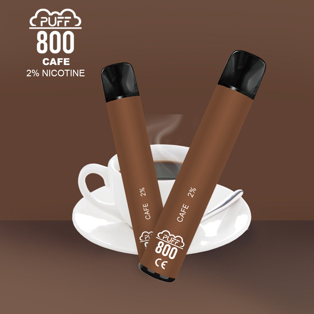 Vape avec nicotine à la saveur café - Puff 800 | puff 800 2%,puff8002%