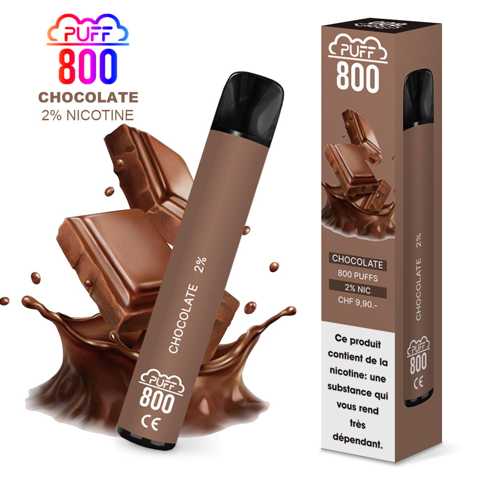 CHOCOLATE - Puff 800 2% | puff 800 2%,puff 800 2% nicotine,puff8002%