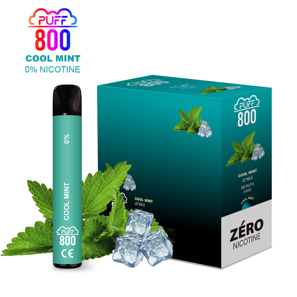 COOL MINT - PUFF 800 0% | puff 0%,puff 800 2% nicotine,zero nicotine