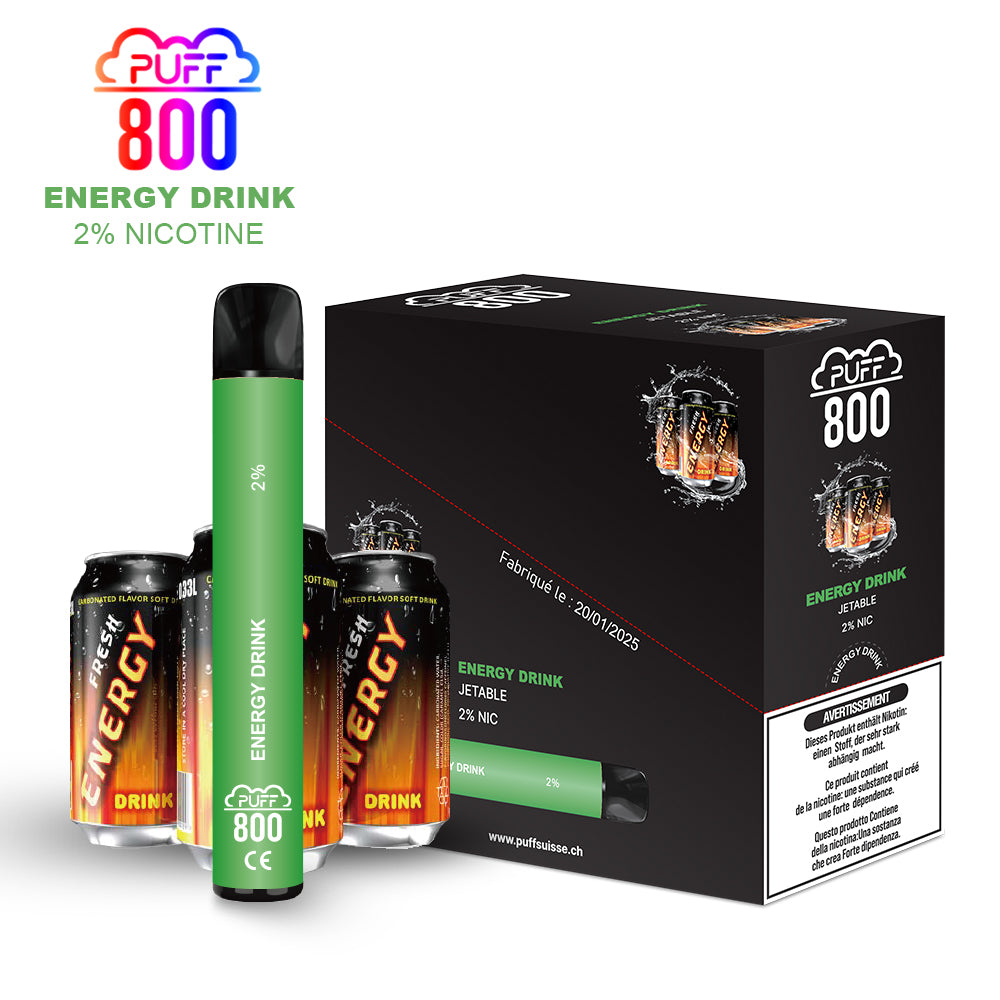 ENERGY DRINK - Puff 800 2%