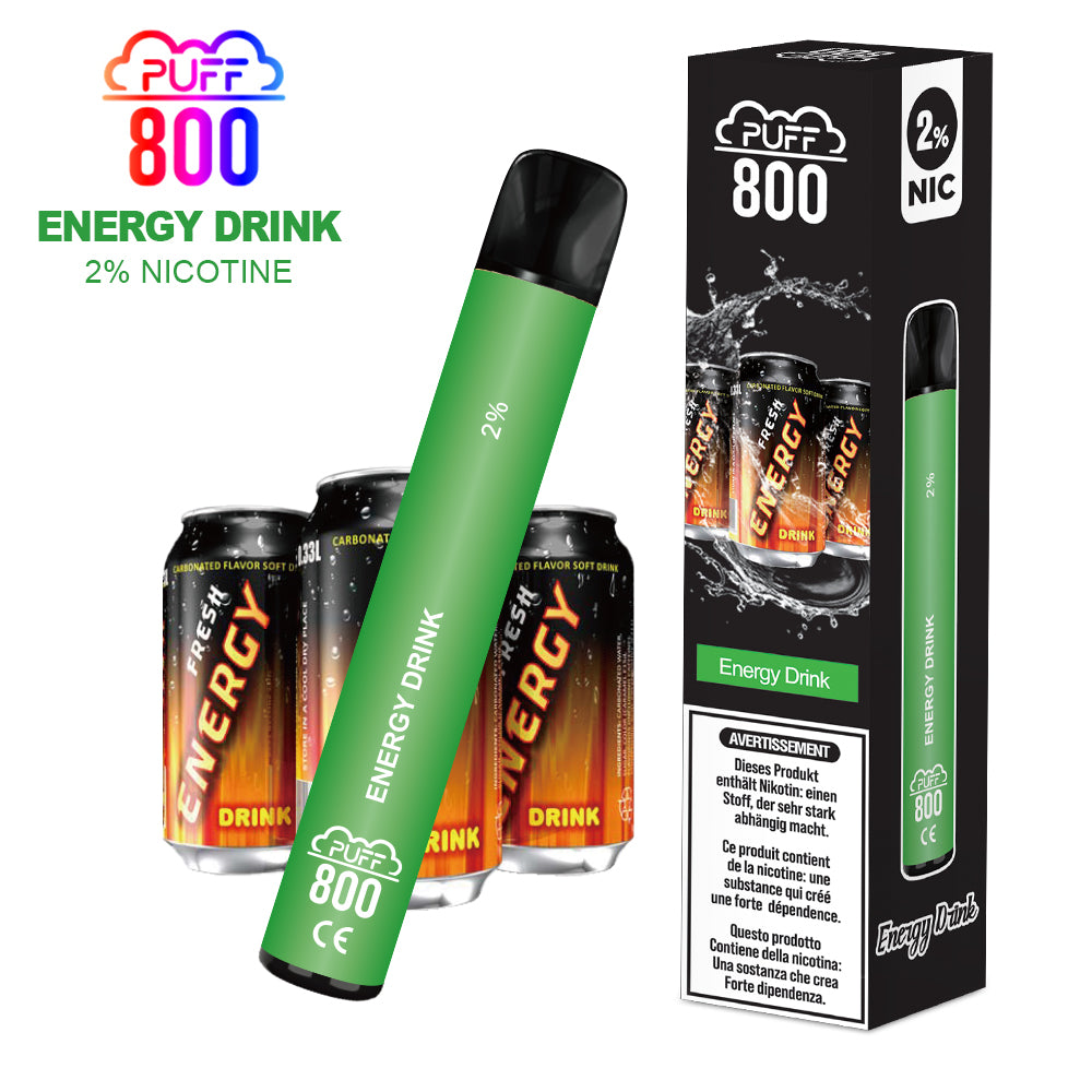 ENERGY DRINK - Puff 800 2%