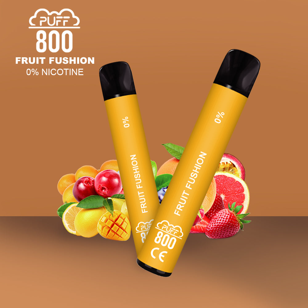 FRUIT FUSHION - PUFF 800 0% | puff 0%,puff 800 2% nicotine,zero nicotine