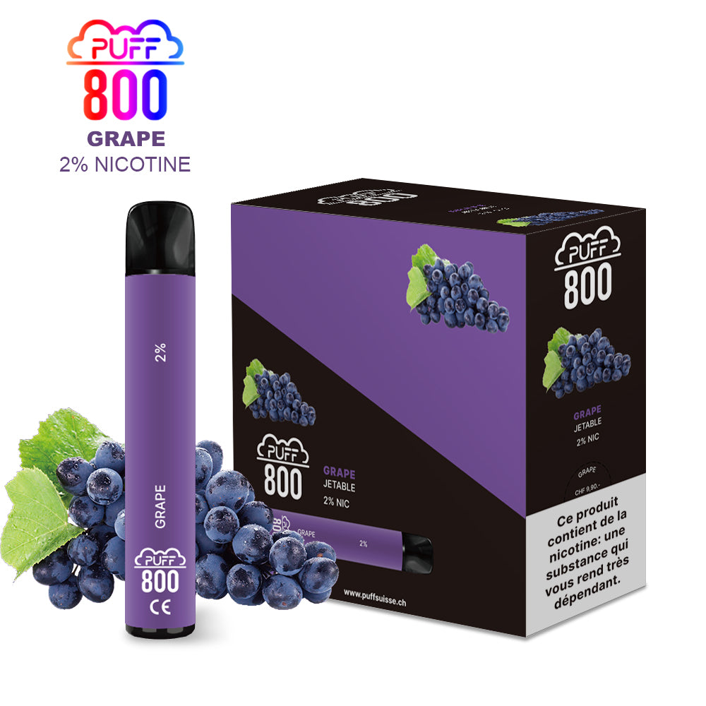 GRAPE - Puff 800 2% | puff 800 2%,puff 800 2% nicotine,puff8002%