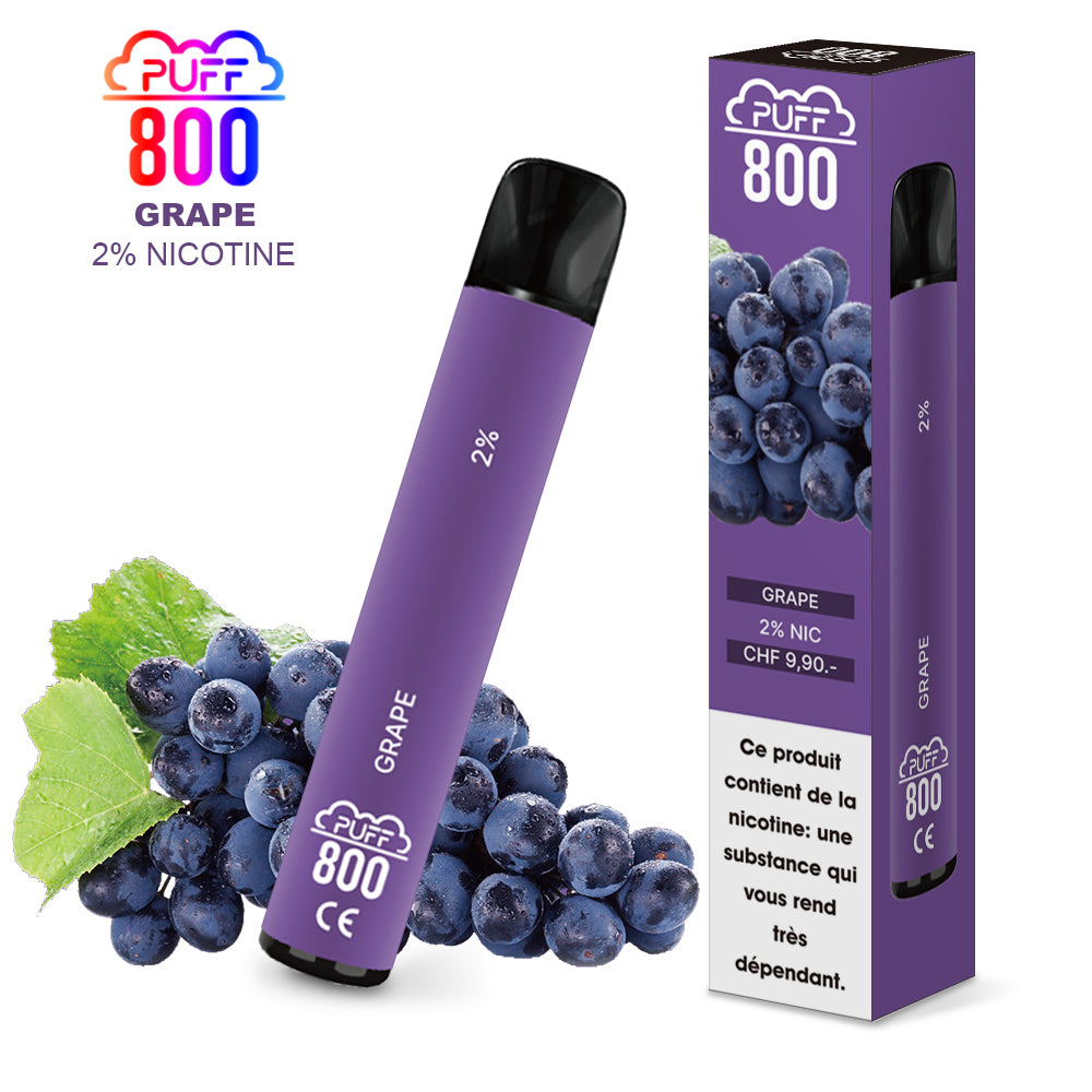 GRAPE - Puff 800 2% | puff 800 2%,puff 800 2% nicotine,puff8002%