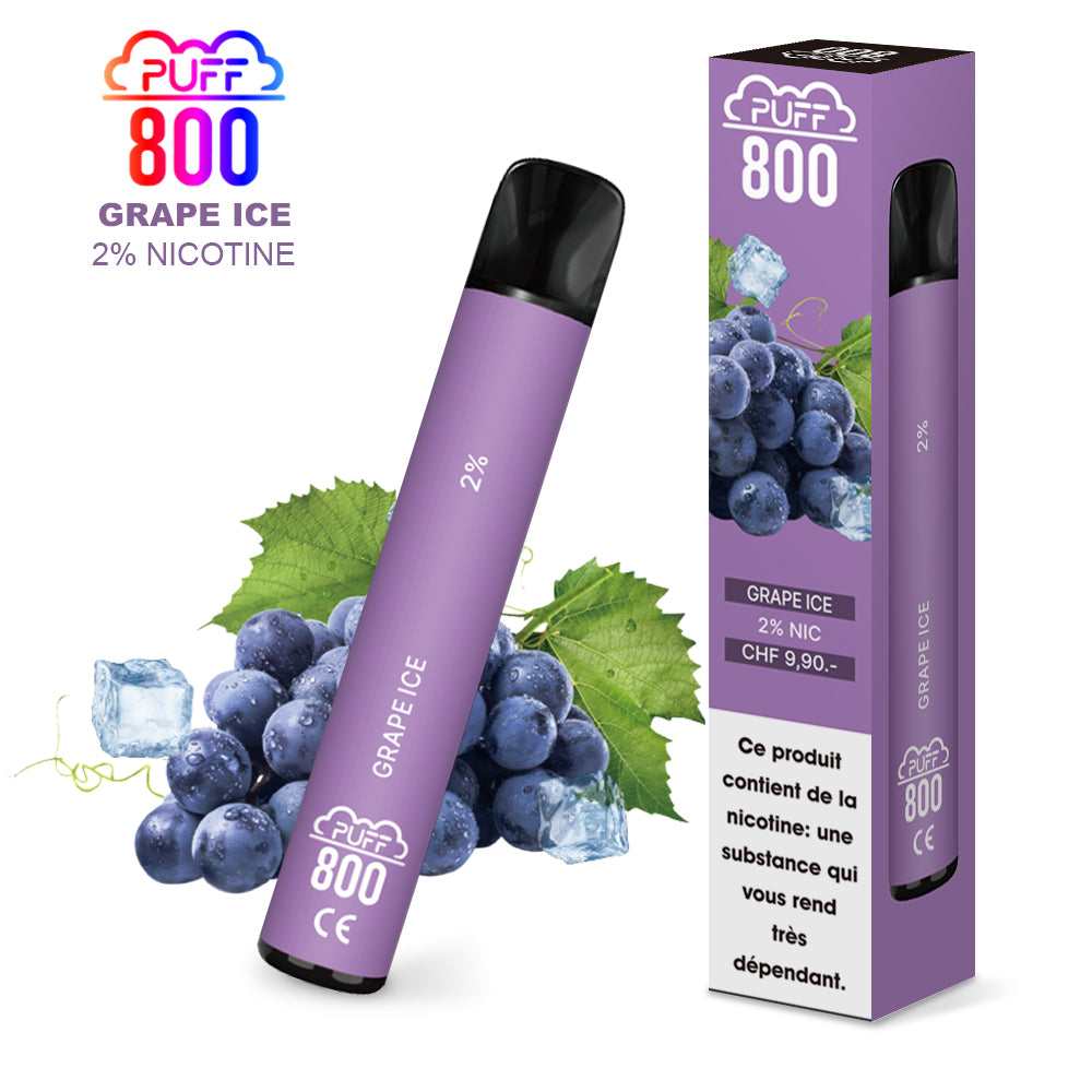 GRAPE ICE - Puff 800 2% | puff 800 2%,puff 800 2% nicotine,puff8002%