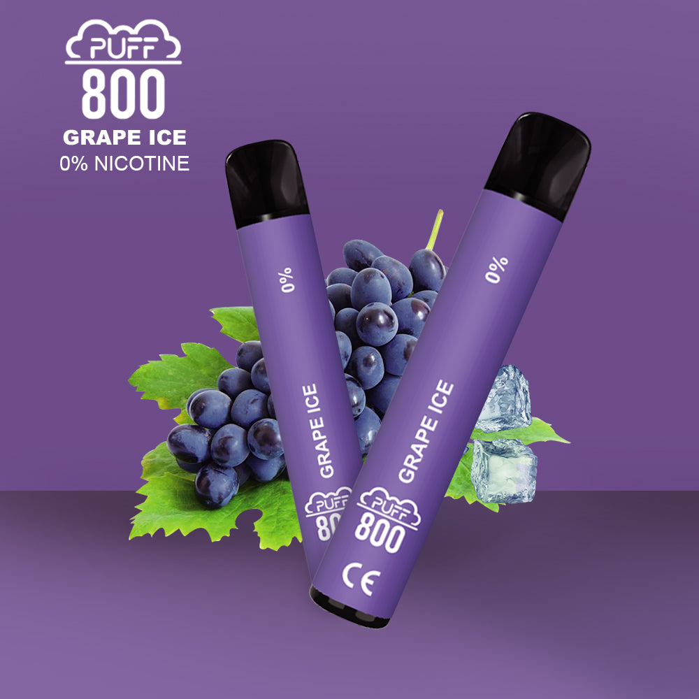 Grape Ice - PUFF 800 0% | puff 0%,puff 800 2% nicotine,zero nicotine
