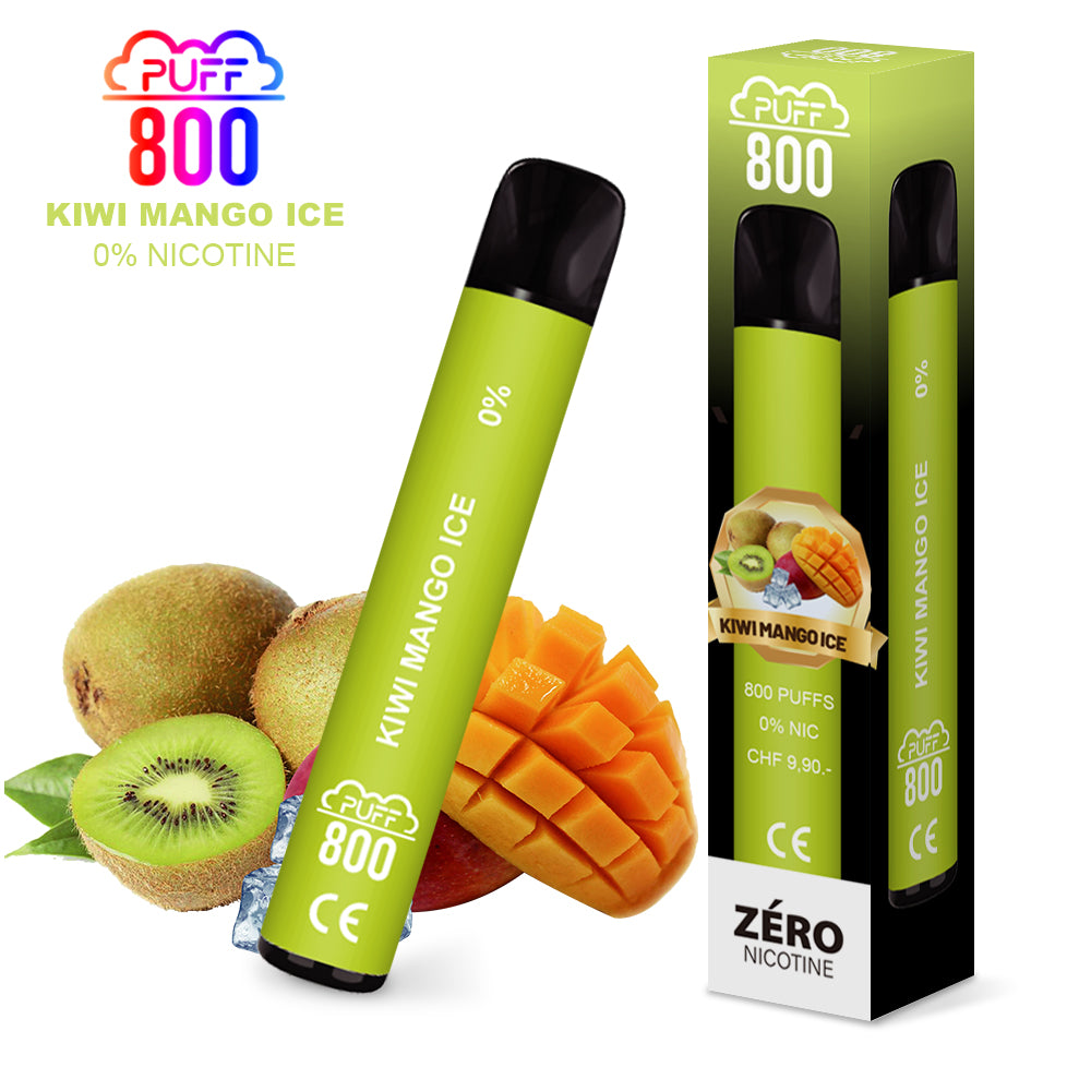KIWI MANGO ICE - PUFF 800 0% | puff 0%,puff 800 2% nicotine,zero nicotine