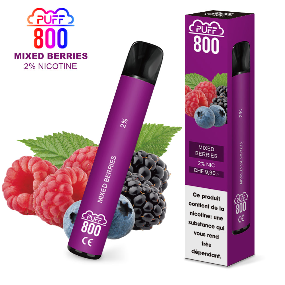 MIXED BERRIES - Puff 800 2% | puff 800 2%,puff 800 2% nicotine,puff8002%