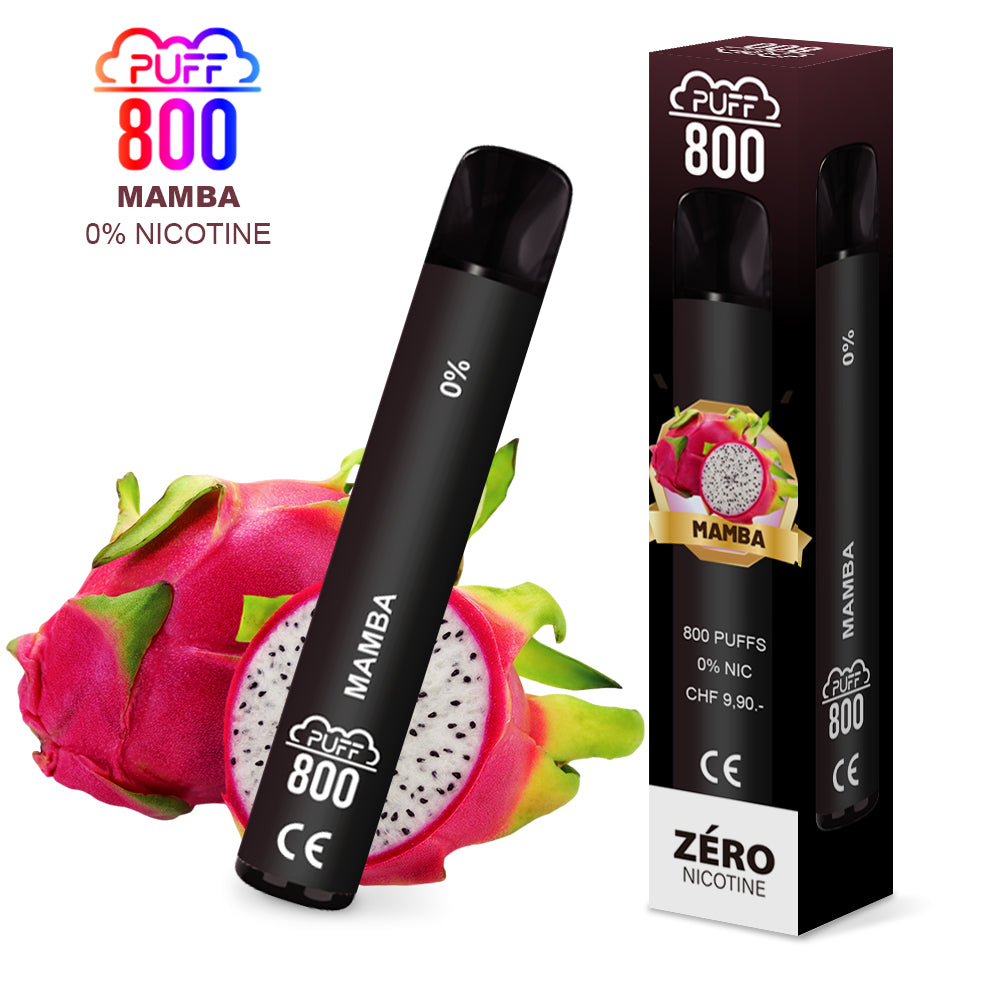 Mamba - PUFF 800 0% | puff 0%,puff 800 2% nicotine,zero nicotine