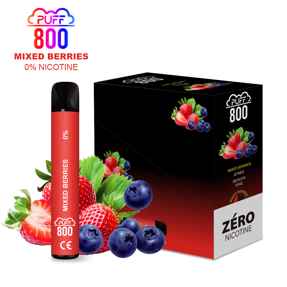 Mixed Berries - PUFF 800 0% | puff 0%,puff 800 2% nicotine,zero nicotine