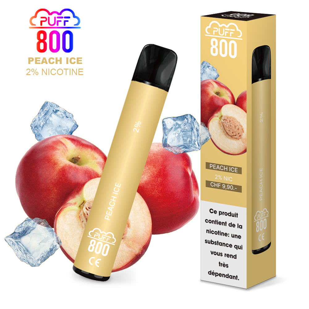 PEACH ICE - Puff 800 2% | puff 800 2%,puff 800 2% nicotine,puff8002%