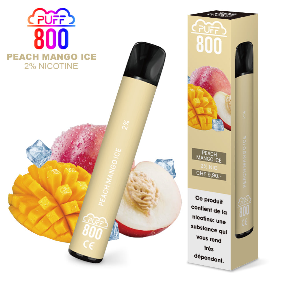 Peach mango ice - Puff 800 2% | puff 800 2%,puff 800 2% nicotine,puff8002%