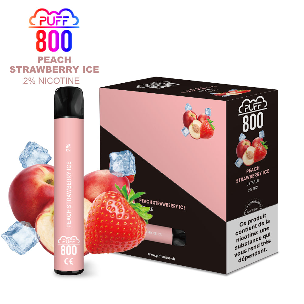 Peach strawberry ice - Puff 800 2% | puff 800 2%,puff 800 2% nicotine,puff8002%