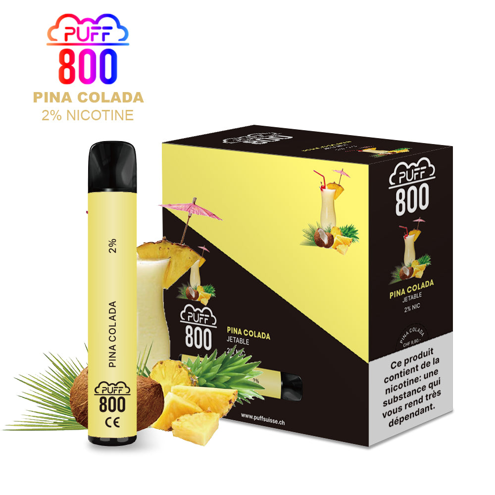 PINA COLADA - Puff 800 2% | puff 800 2%,puff 800 2% nicotine,puff8002%