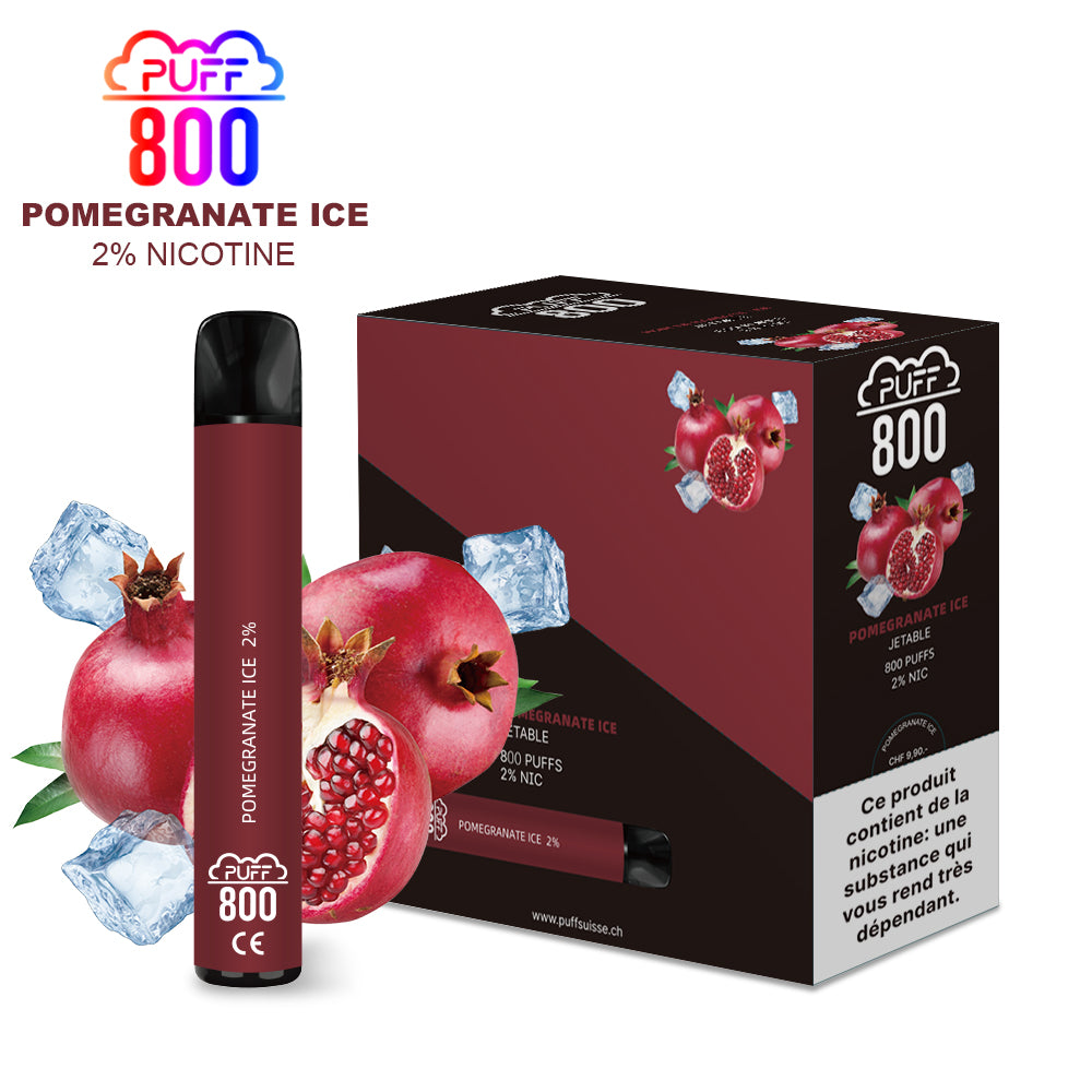 POMEGRANATE ICE - Puff 800 2% | puff 800 2%,puff 800 2% nicotine,puff8002%