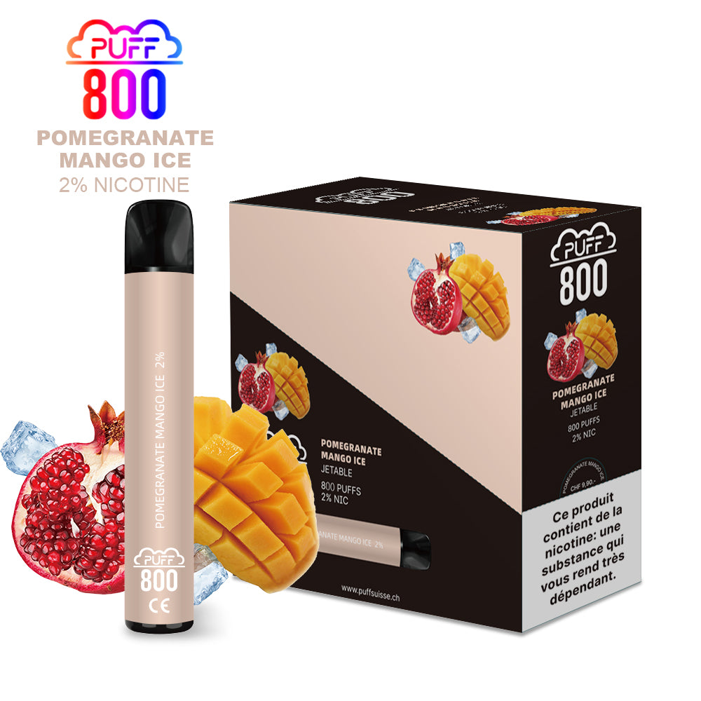 POMEGRANATE MANGO ICE - Puff 800 2% | puff 800 2%,puff 800 2% nicotine,puff8002%
