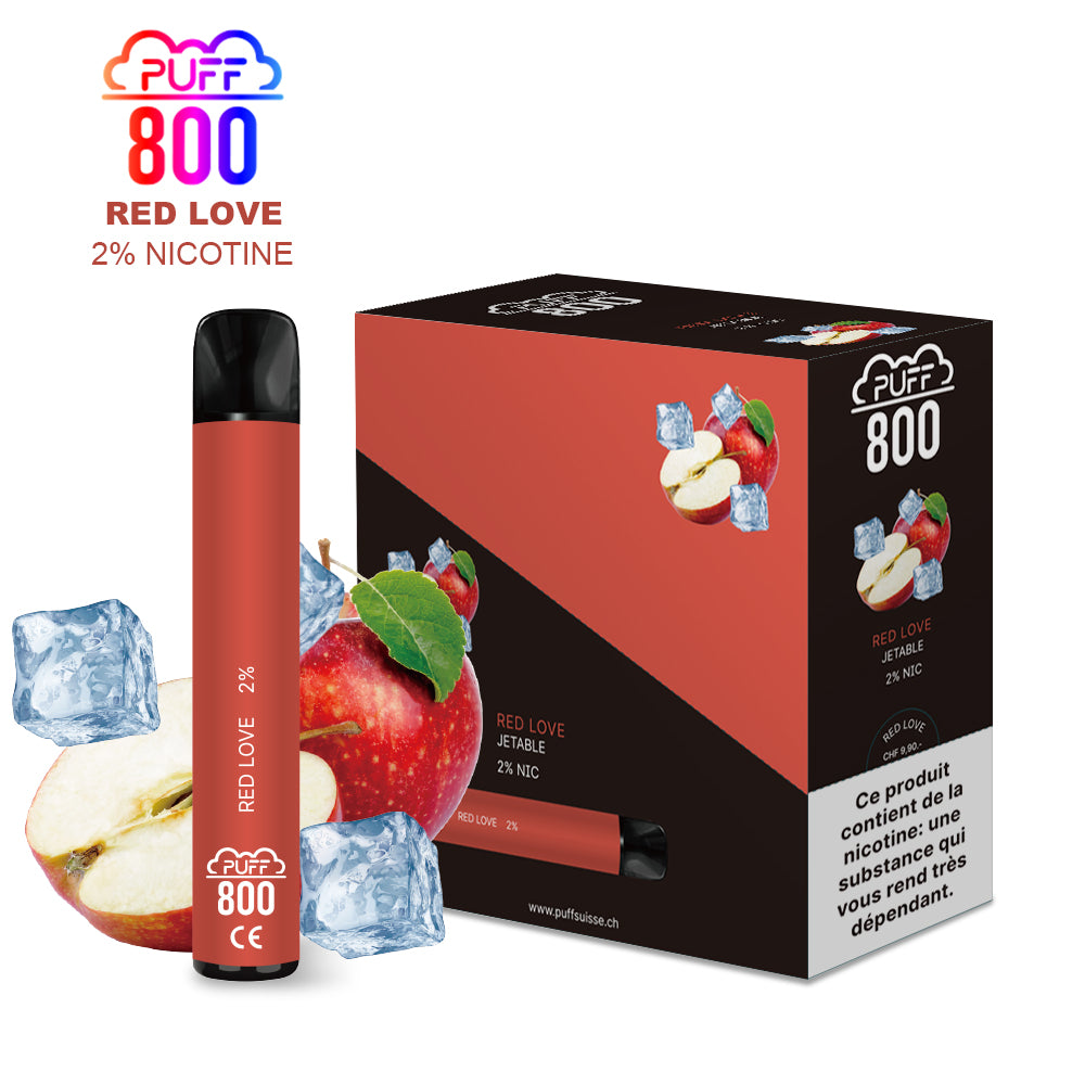RED LOVE - Puff 800 2% | puff 800 2%,puff8002%