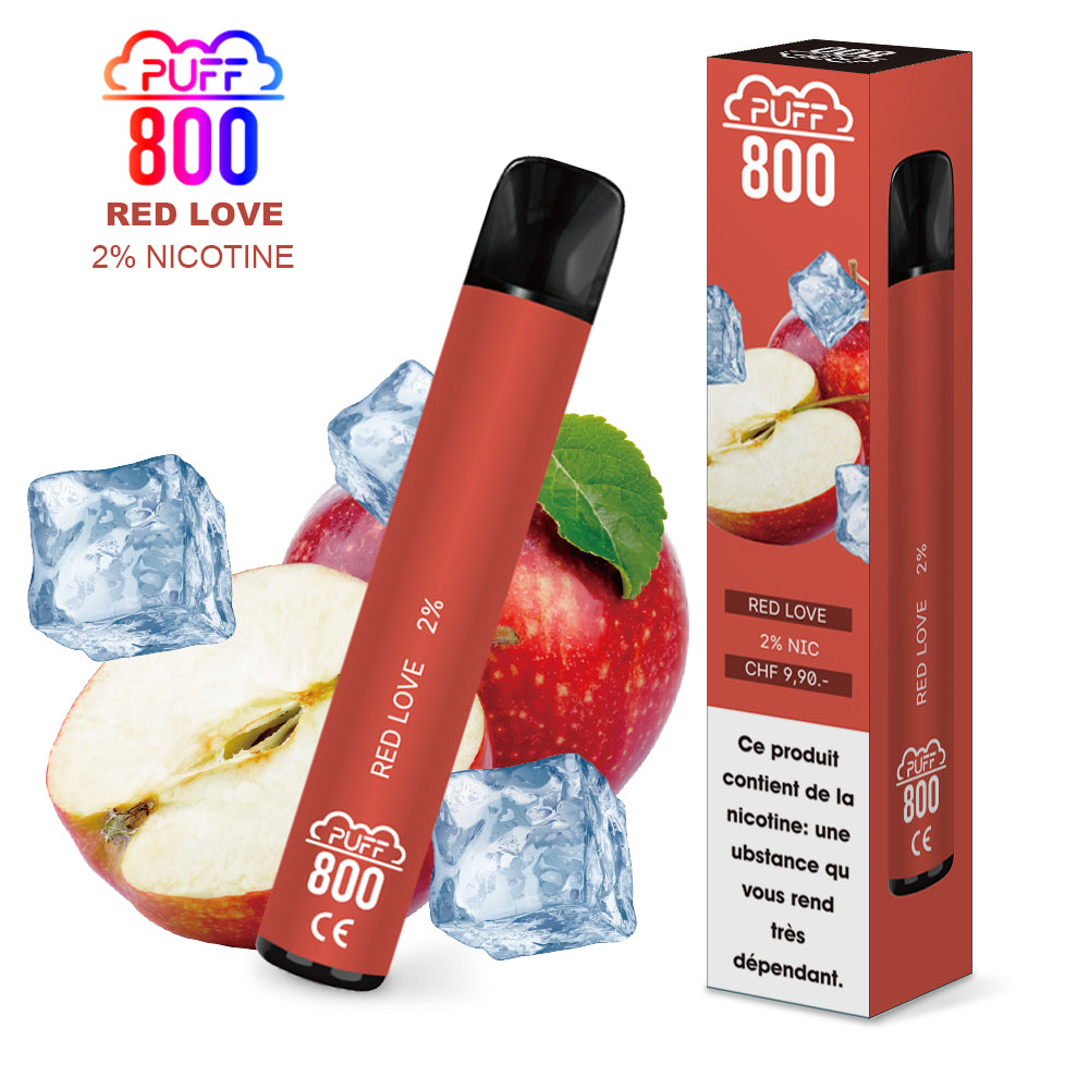 RED LOVE - Puff 800 2% | puff 800 2%,puff8002%