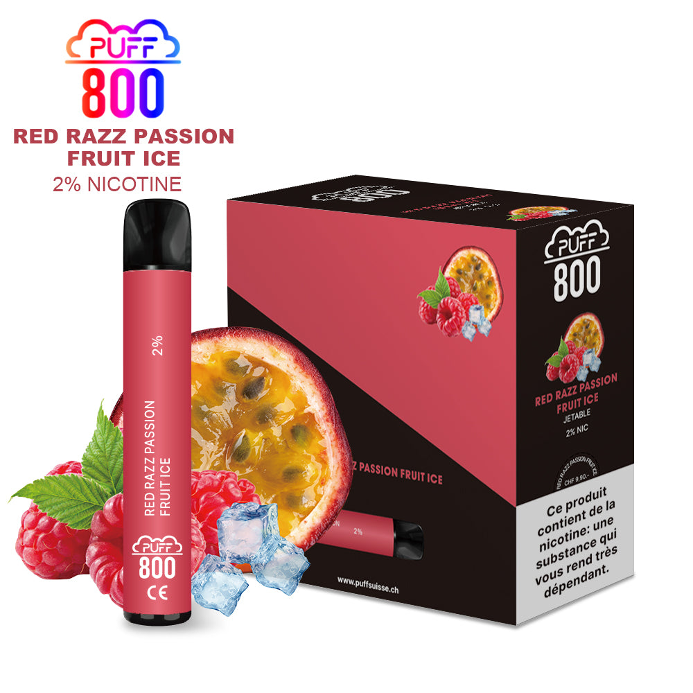 RED RAZZ PASSION FRUIT ICE - Puff 800 2% | puff 800 2%,puff8002%