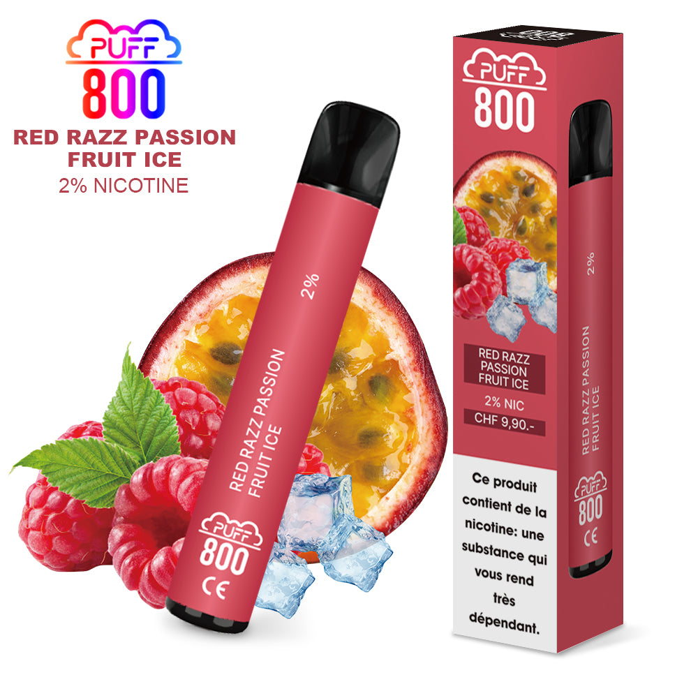 RED RAZZ PASSION FRUIT ICE - Puff 800 2% | puff 800 2%,puff8002%