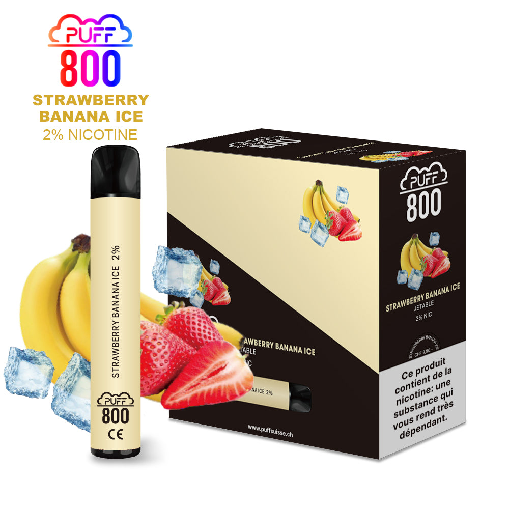 STRAWBERRY BANANA ICE - Puff 800 2% | puff 800 2%,puff8002%