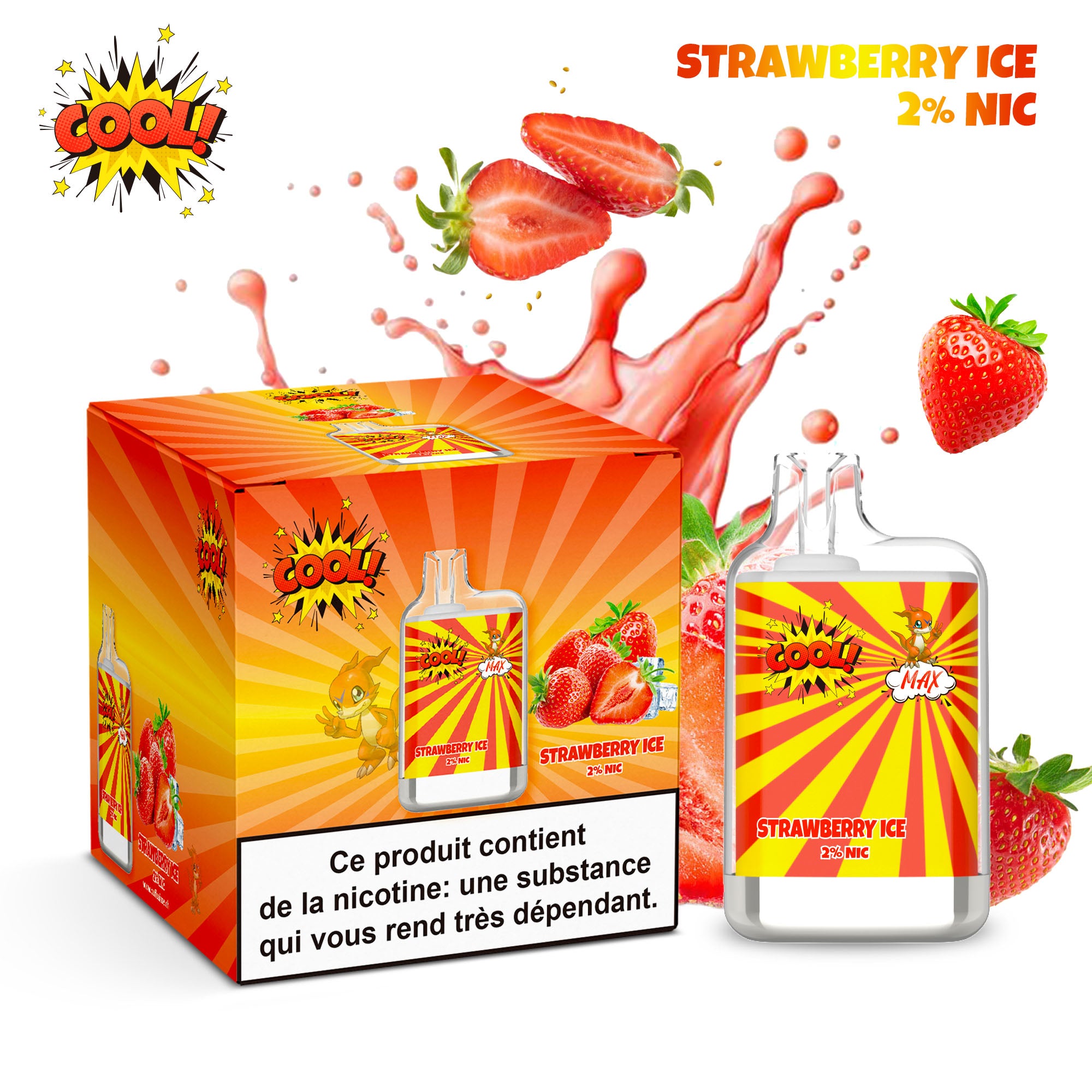 ERDBEEREIS - PUFF COOL 2%