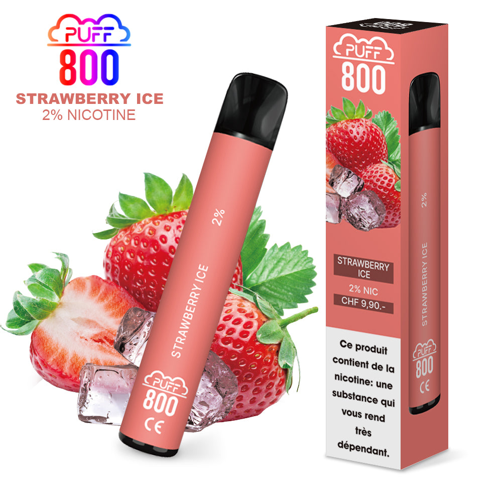 STRAWBERRY ICE - Puff 800 2% | puff 800 2%,puff8002%