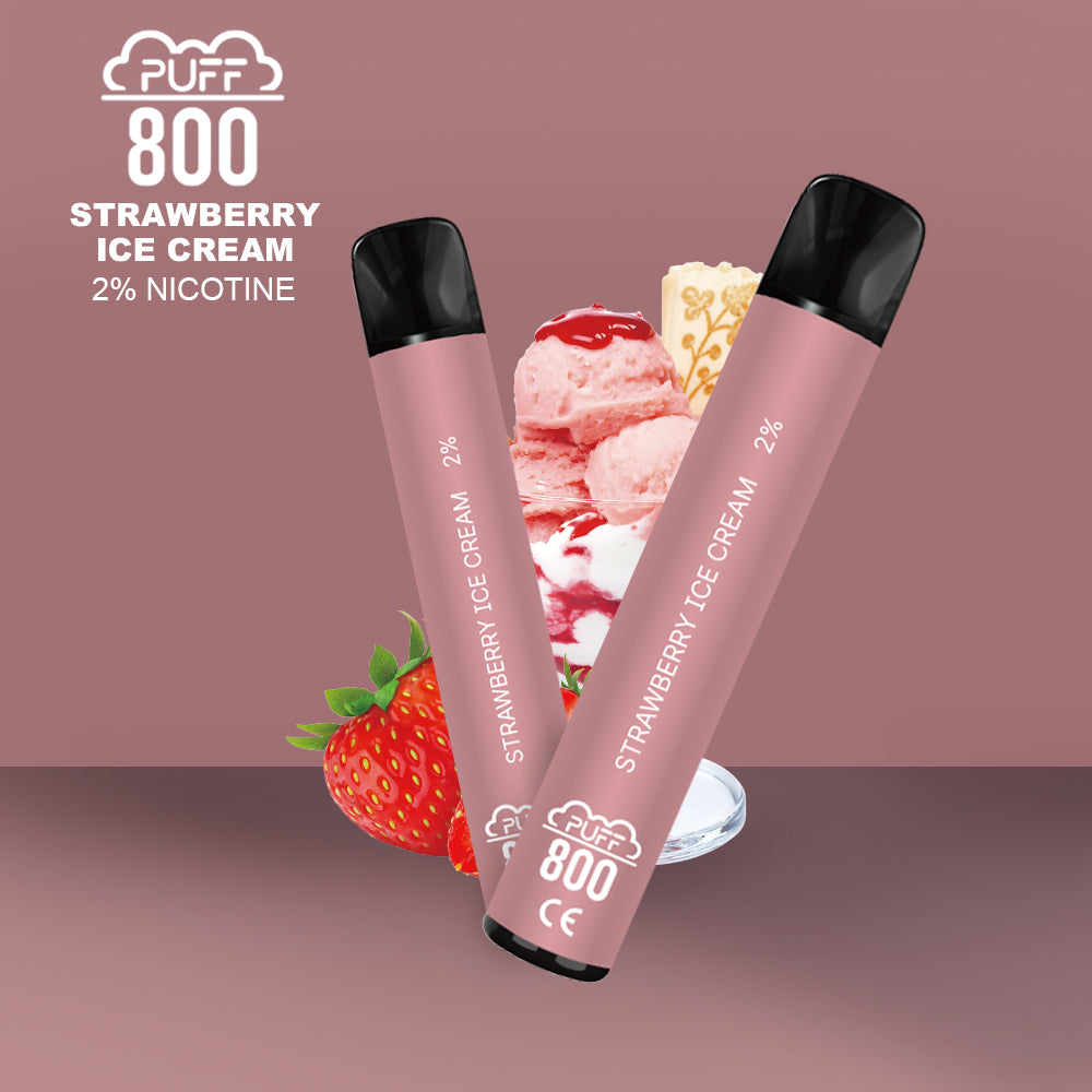 STRAWBERRY ICE CREAM - Puff 800 2% | puff 800 2%,puff8002%