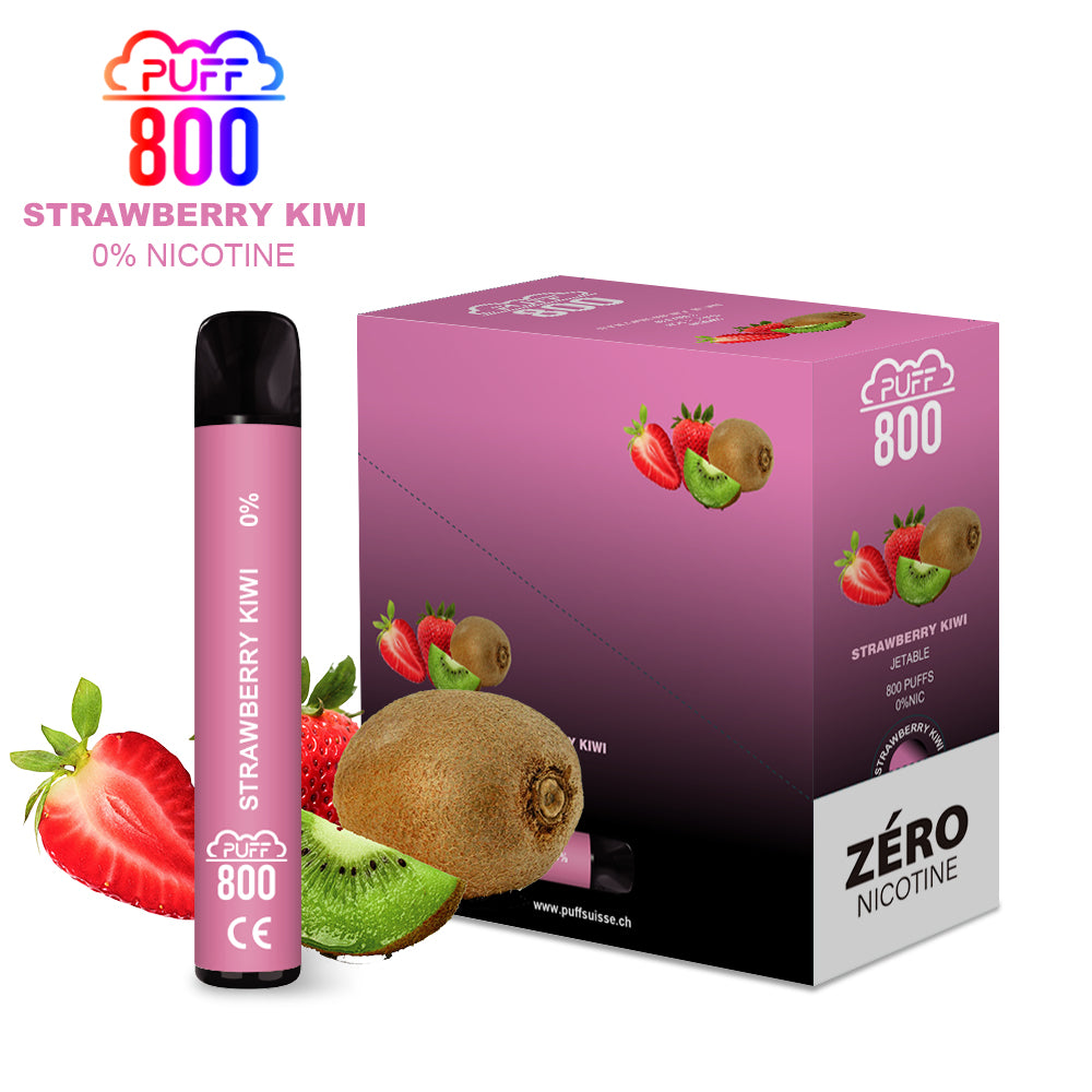 STRAWBERRY KIWI - PUFF 800 0% | puff 0%,zero nicotine