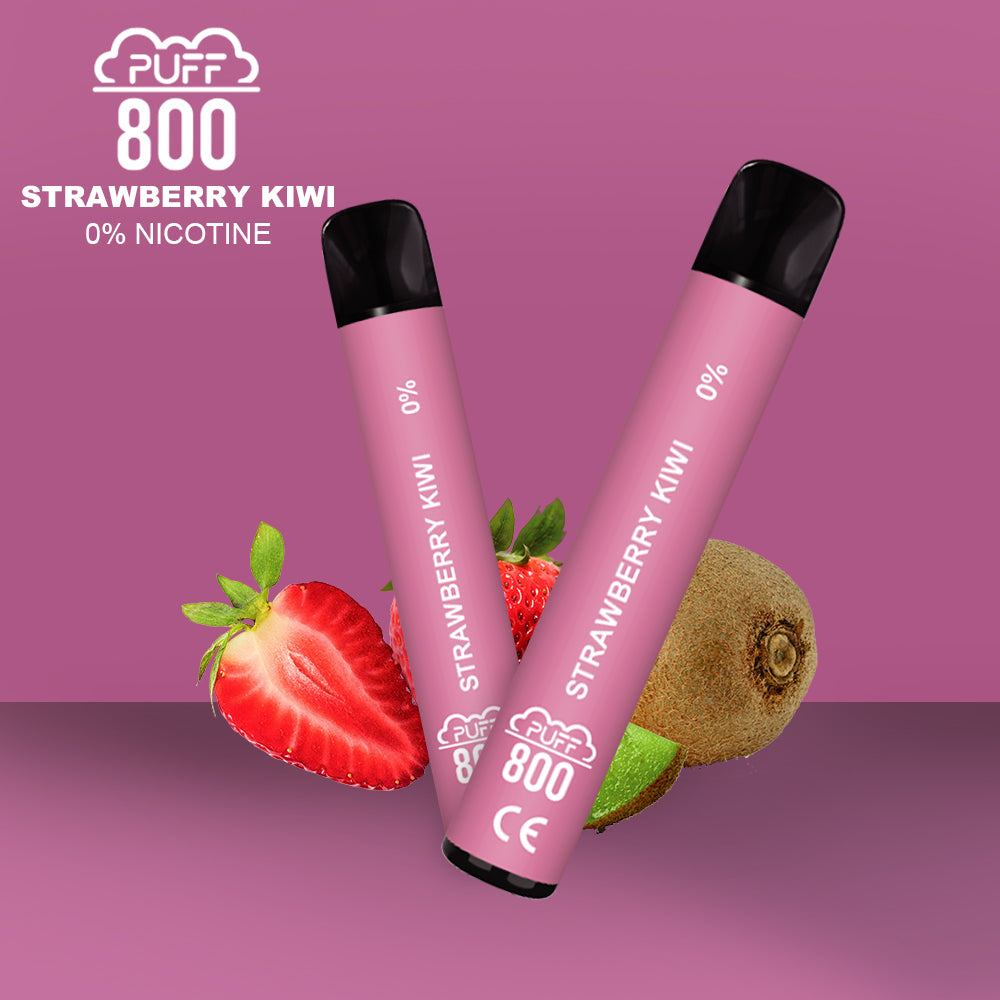 STRAWBERRY KIWI - PUFF 800 0% | puff 0%,zero nicotine
